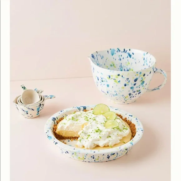 Anthropologie Kitchen Anthropologieclea Speckled Pie Dish